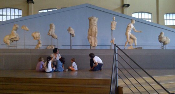 ritratto con bambini montemartini