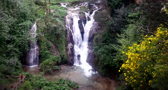 Cascata a Villa Gregoriana a Tivoli