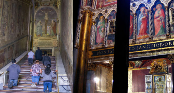Scala Santa e sancta Sanctorum